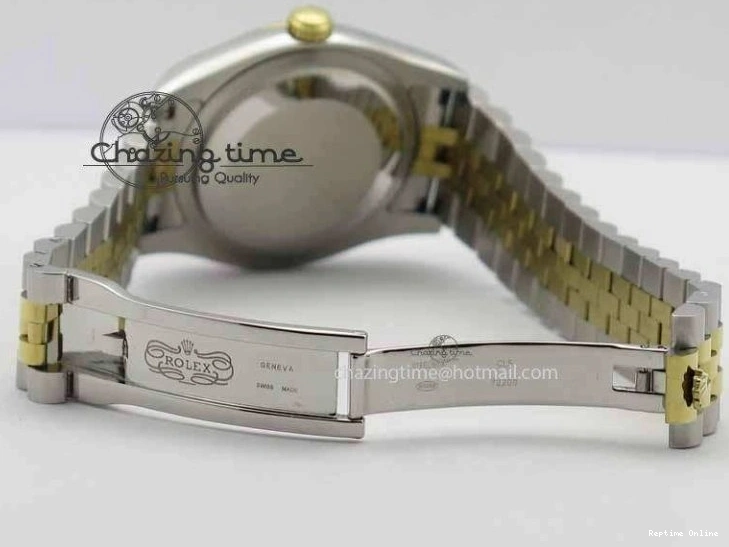 0510 DateJust 116234 SS YG BP Best Edition Gray Dial Diam Markers On SS YG Bracelet SA ZipUp 3745
